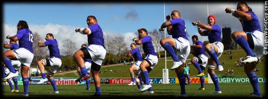 Samoa v Namibia Siva Tau